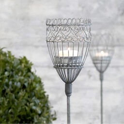 Lampion Ogrodowy Do Wbicia w Ziemię Chic Antique