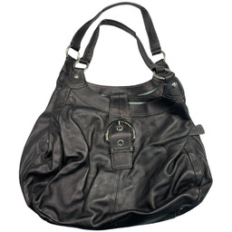 Czarna skórzana torebka damska COACH