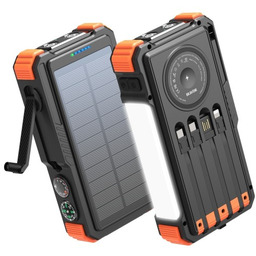 Extralink POWERBANK SOLARNY 20000MAH 20W DYNAMO INDUKCJA LAMPA