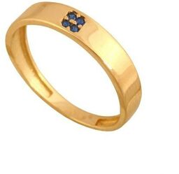 Złoty pierścionek tradycyjny Pi511