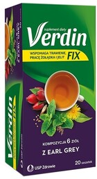 Verdin Fix z Earl Grey x20 saszetek