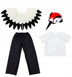 Strój Dzięcioł Kostium Ptaszek Jesień 98-110 4el