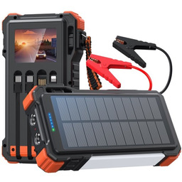 Extralink POWERBANK SOLARNY 12000MAH JUMP STARTER 1500A LAMPA
