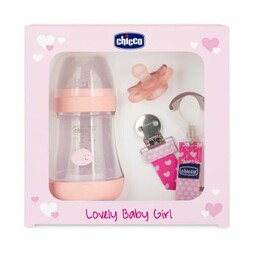 CHICCO ZESTAW DLA NOWORODKA GIRL Butelka antykolkowa Perfect5