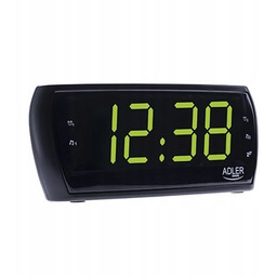 Adler Ad 1121 Radiobudzik Czarny Funkcja alarmu Adler