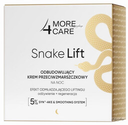 More4Care - Snake Lift - Odbudowujący krem przeciwzmarszczkowy