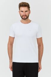 GUESS Biały t-shirt New Tech Str T
