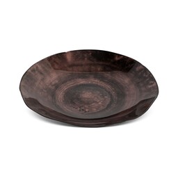 Eurofirany Patera dekoracyjna 30x29x5 Pati brązowa czarna szklana