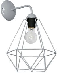 Kinkiet loft BASKET szary MLP7207 - Milagro