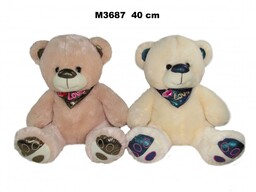 Pluszak Mis 40cm Siedzacy Z Apaszka Love Sa