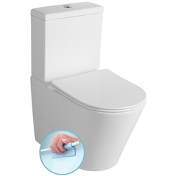 Sapho PACO RIMLESS kompakt WC ze spłuczką odpływ