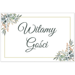 Plakat Weselny - 90x60 cm