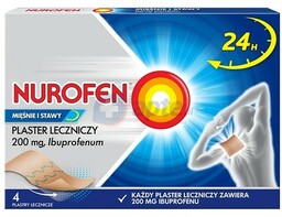 Nurofen Mięśnie i Stawy 200mg x4 plastry