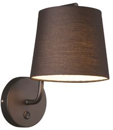 Maxlight CHICAGO W0194 kinkiet lampa ścienna metalowa abażur