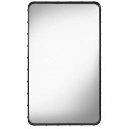GUBI - Adnet Lustro Rectangular 65X115 Black Leather