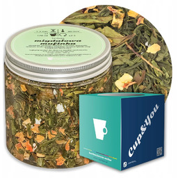 Herbata zielona MIGDAŁOWA MUFINKA o smaku pieczonego jabłka