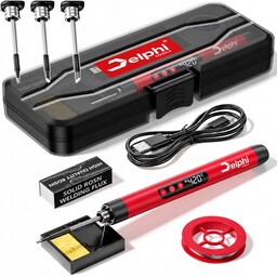 Lutownica Precyzyjna Kolbowa Bezprzewodowa Usb Przenośna 420°C 3x