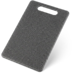 Deska do krojenia plastikowa szara GRANDE 25x15,5 cm
