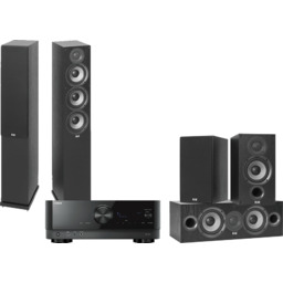 Yamaha RX-V4A (czarny) + Debut 2.0 F5.2 (czarny)