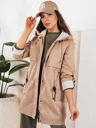 Kurtka parka damska MEROY beżowa Dstreet TY4288-L