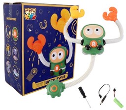 PRYSZNIC KOSMONAUTA ROBOT ZIELONY NA AKUMULATOR DO KĄPIELI