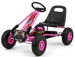 MILLY MALLY Gokart na pedały Thor Różowy