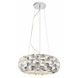 Lampa wisząca 3-płomienna Ontario chrom