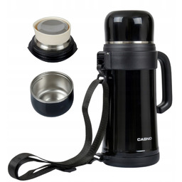 Termos turystyczny 24 H stalowy duży Casno 1,8