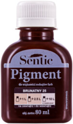SENTIC Pigment do farb 80 ml Brunatny D25