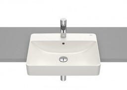 ROCA A32753S650 INSPIRA SQUARE Umywalka półblatowa 550x420 FINECERAMIC