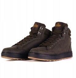 Buty zimowe bustagrip transit brązowe komfort i s