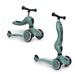 Scootandride Jeździk i hulajnoga 2w1Highwaykick 1 Forest