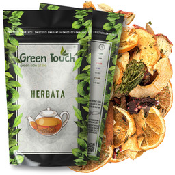 Herbata konopna zimowa pomarańcza jabłko cynamon imbir goździk