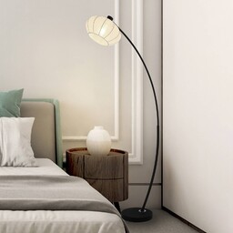 Searchlight Lampa stojąca Radiant, czarno-biała, wysokość 156 cm,