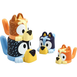 Bluey Zestaw kubków do kąpieli i układania 4