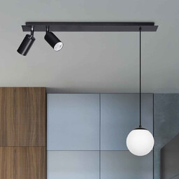 Kuchenna lampa wisząca Albio K-4137 Kaja metalowa czarna