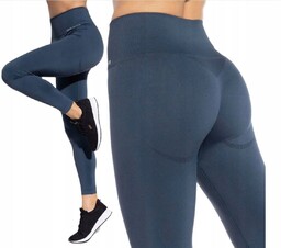 Damskie spodnie legginsy GATTA do biegania fitnessu długie