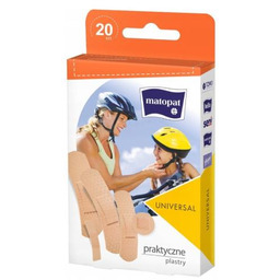 MATOPAT UNIVERSAL Uniwersalne plastry z opatrunkiem, 20szt.