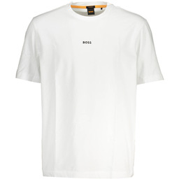 KOSZULKA BOSS Z KRÓTKIM RĘKAWEM MĘSKA BIAŁA