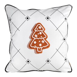 Eurofirany Poszewka świąteczna 60x60 Joy Chp 01 biała