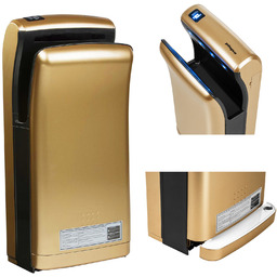 Suszarka kieszeniowa ścienna do rąk elektryczna złota 1200W