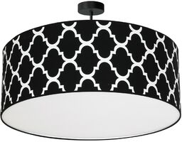 Lampa wisząca abażur PIERRE czarna MLP4419 - Milagro