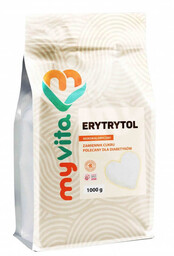 Myvita Erytrytol, Proszek, 1000G