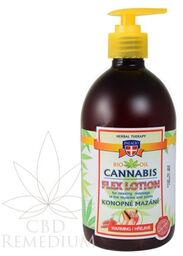 Żel konopny do masażu rozgrzewający 5% 500ml Palacio