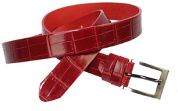 Pasek Skórzany PAS-MAX (PL) Skóra Krokodyla 30 mm