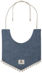 Hi Little One śliniak wiązany BOHO LEO Blue