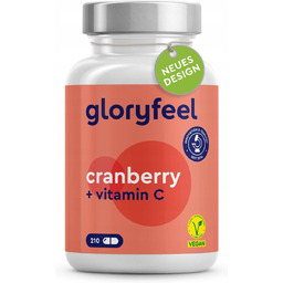 Gloryfeel Ekstrakt z żurawiny z witaminą C 210