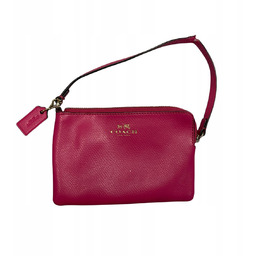 Mała różowa elegancka torebka damska COACH