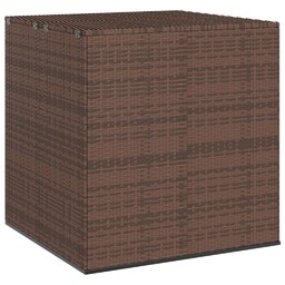 vidaXL Skrzynia na poduszki ogrodowe, rattan PE, 100x97,5x104