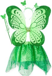Motyl zielony strój motylka